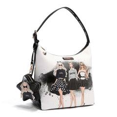 NK12904 TRIO NIKKY DOME HANDBAG