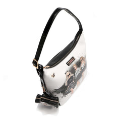 NK12904 TRIO NIKKY DOME HANDBAG