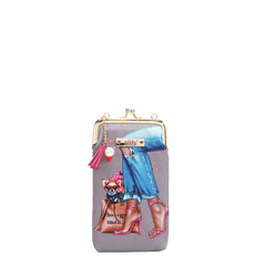 NK20340ESSENCE-6 NIKKY KISSLOCK PHONE AND SUNGLASS PURSE