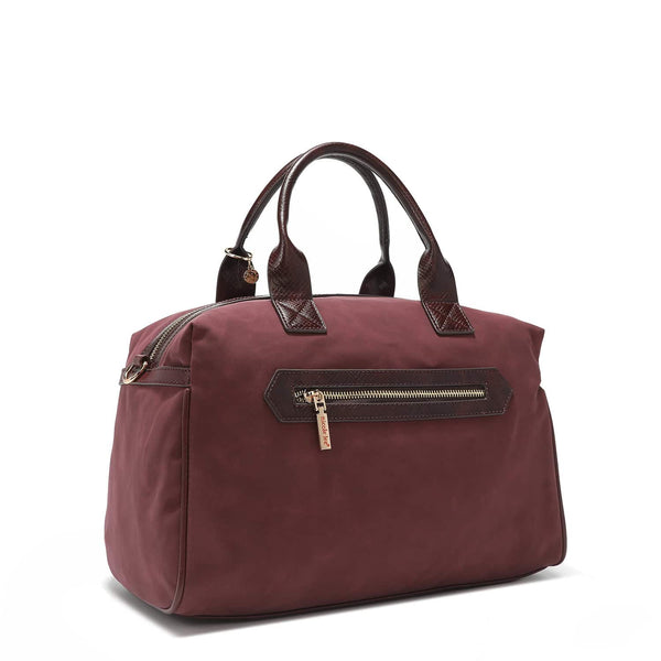 Nicole Lee “Hollywood” Satchel Bag – Wine (Mandala Print)  P16672 WINE 40%OFF