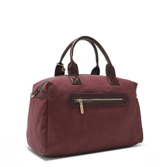 Nicole Lee “Hollywood” Satchel Bag – Wine (Mandala Print)  P16672 WINE 40%OFF