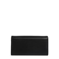 Nicole Lee P7812 “NICOLE” Flap Wallet – Black with Gold Letter Hardware